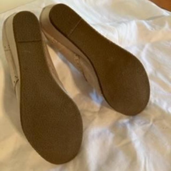 Bone wedge oxfords with tie 6.5 M - Picture 3 of 6